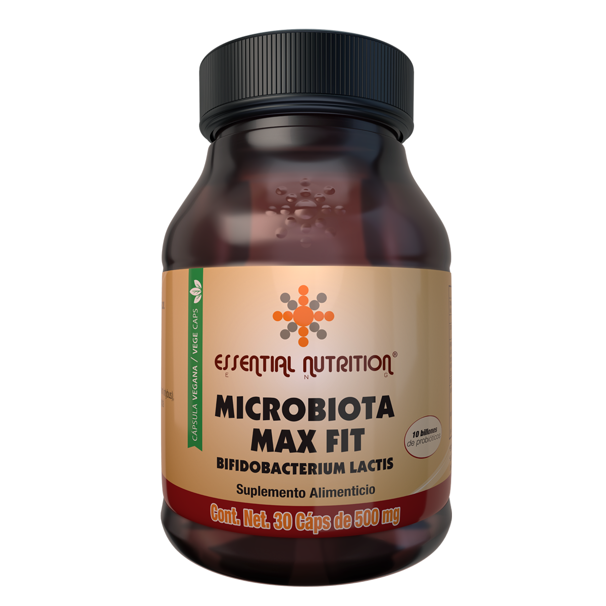 MICROBIOTA MAX FIT 30 CAPS DE 500 MG LIB PROL BIFIDOBACTERIAS LACTIS microbiota-max-fit-30-caps-de-500-mg-lib-prol-bifidobacterias-lactis