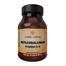 Cargar imagen en el visor de la galería, Metilcobalamina Vitamina B-12 Cápsulas
