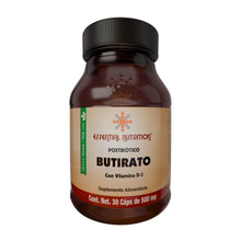 Cargar imagen en el visor de la galería, Postbiótico Butirato con Vitamina D-3 30 cápsulas veganas de 500 mg
