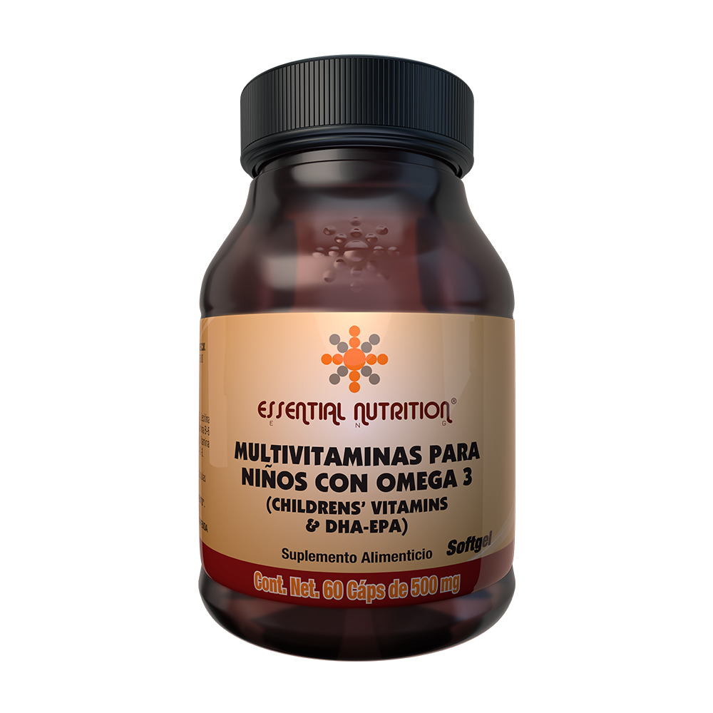 Childrens Vitamins & DHA EPA (Omega 3) 60 CAPS. 500 MG.