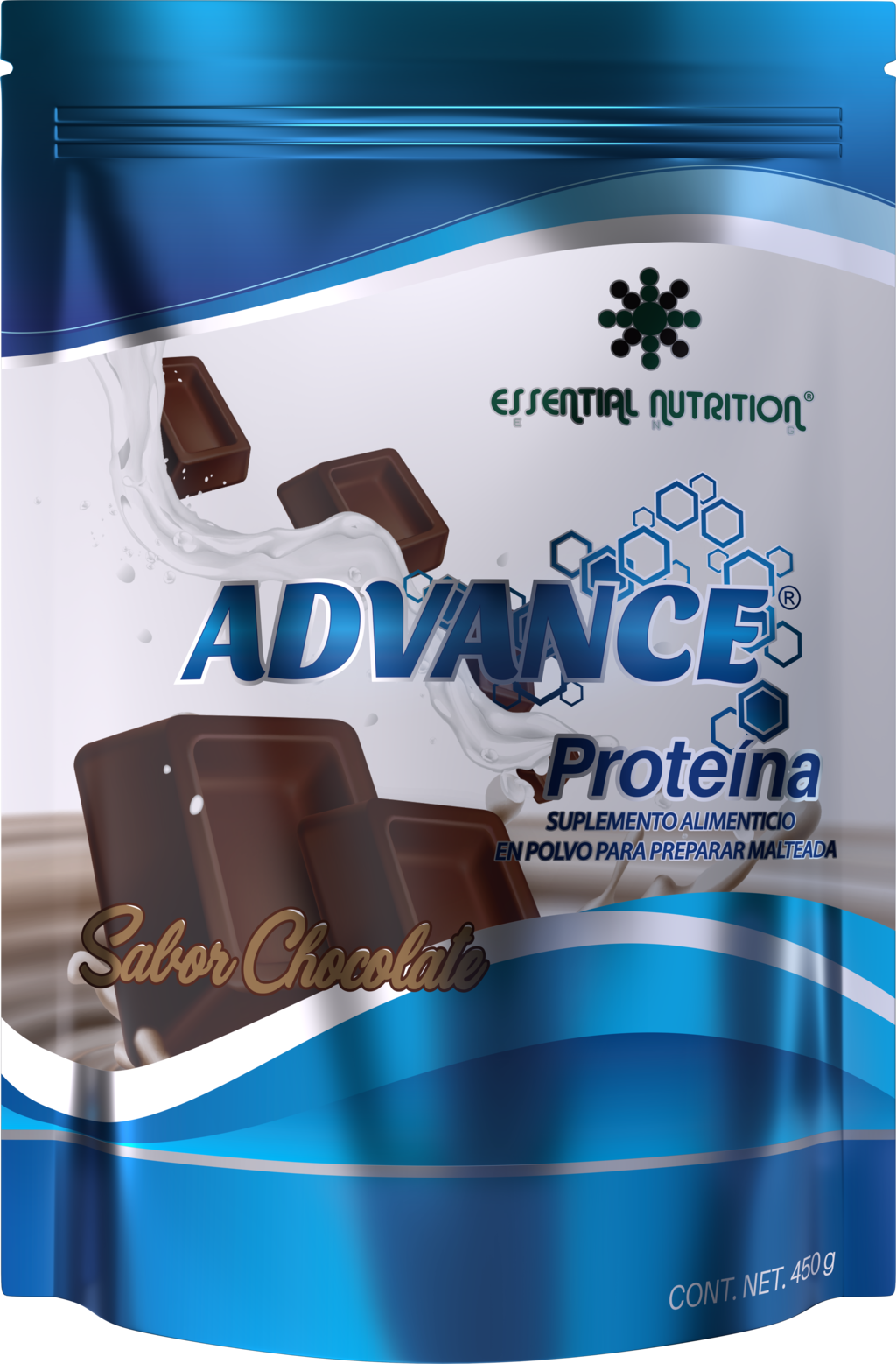 Proteína Advance, Sabor Chocolate, 450 gr