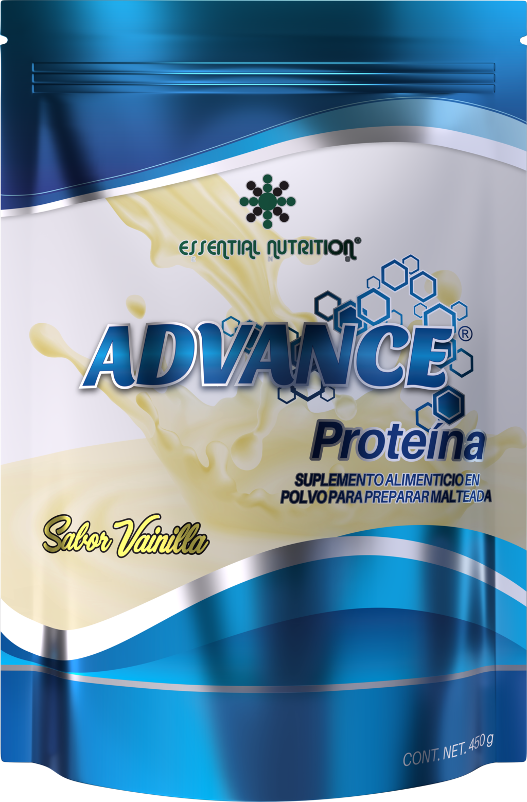 Proteína Advance, Sabor Vainilla, 450 gr