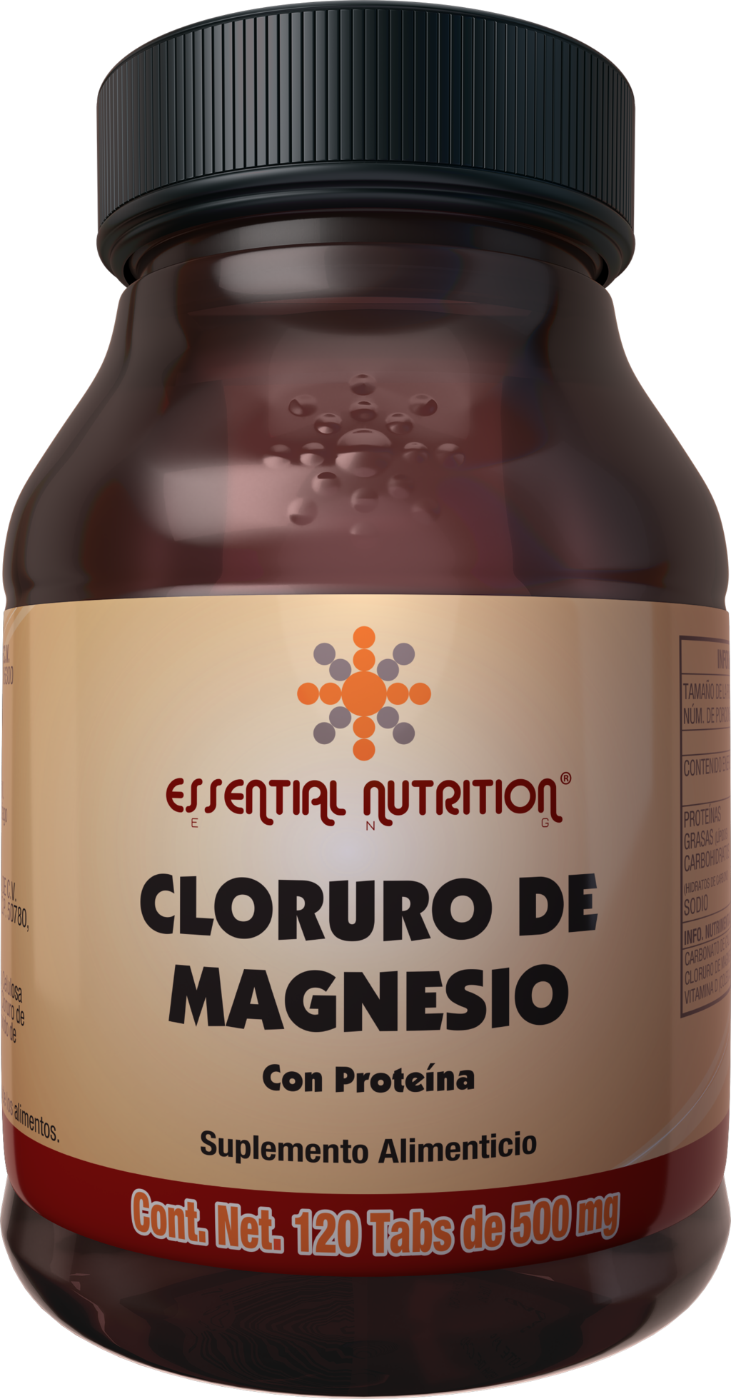 Cloruro de Magnesio 120 Tabletas 500 mg