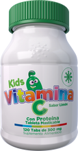 Cargar imagen en el visor de la galería, Vitamina C Kids 120 Tabletas Masticables de 300 mg
