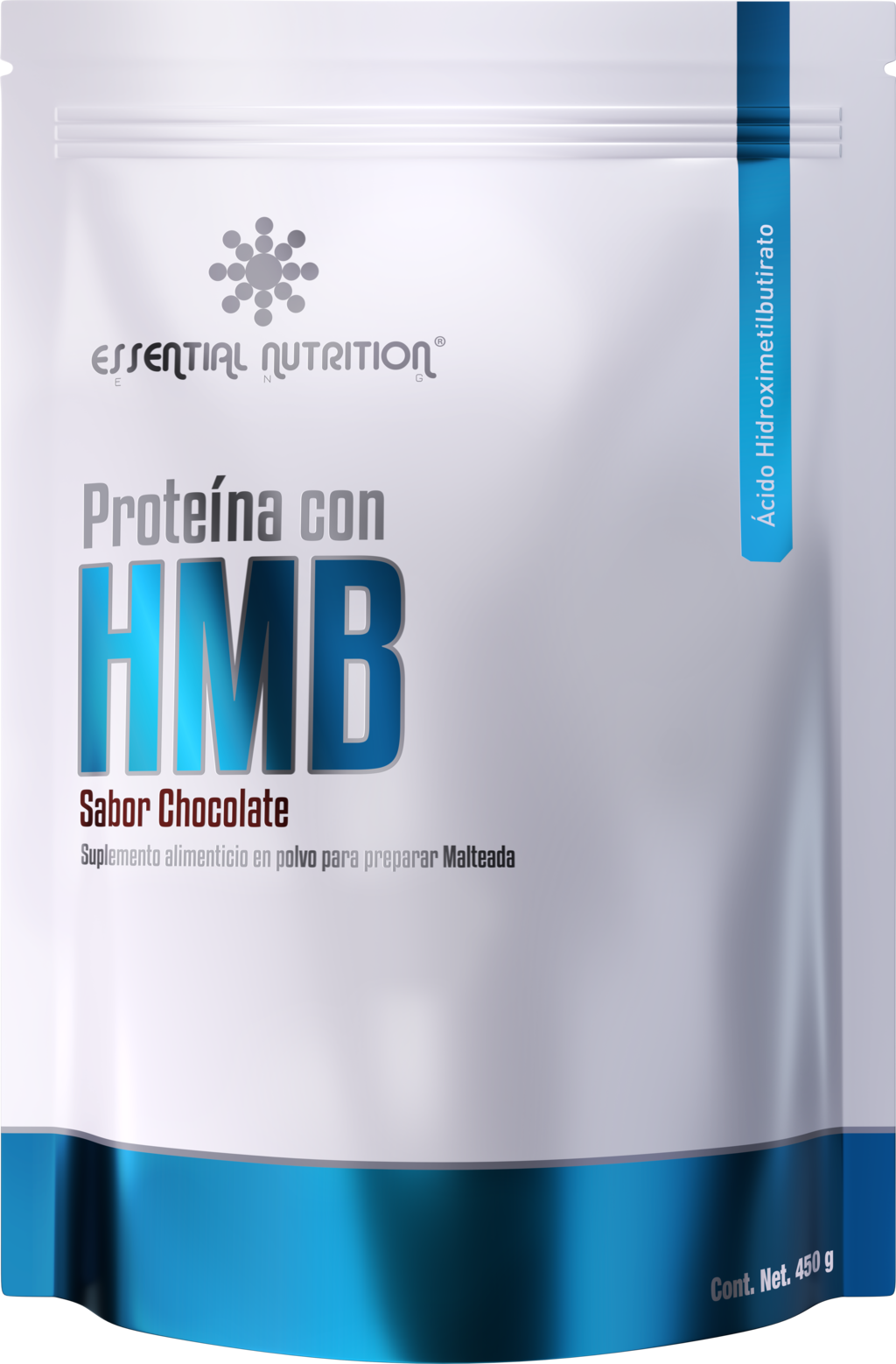 Proteína con HMB Chocolate, 450 g