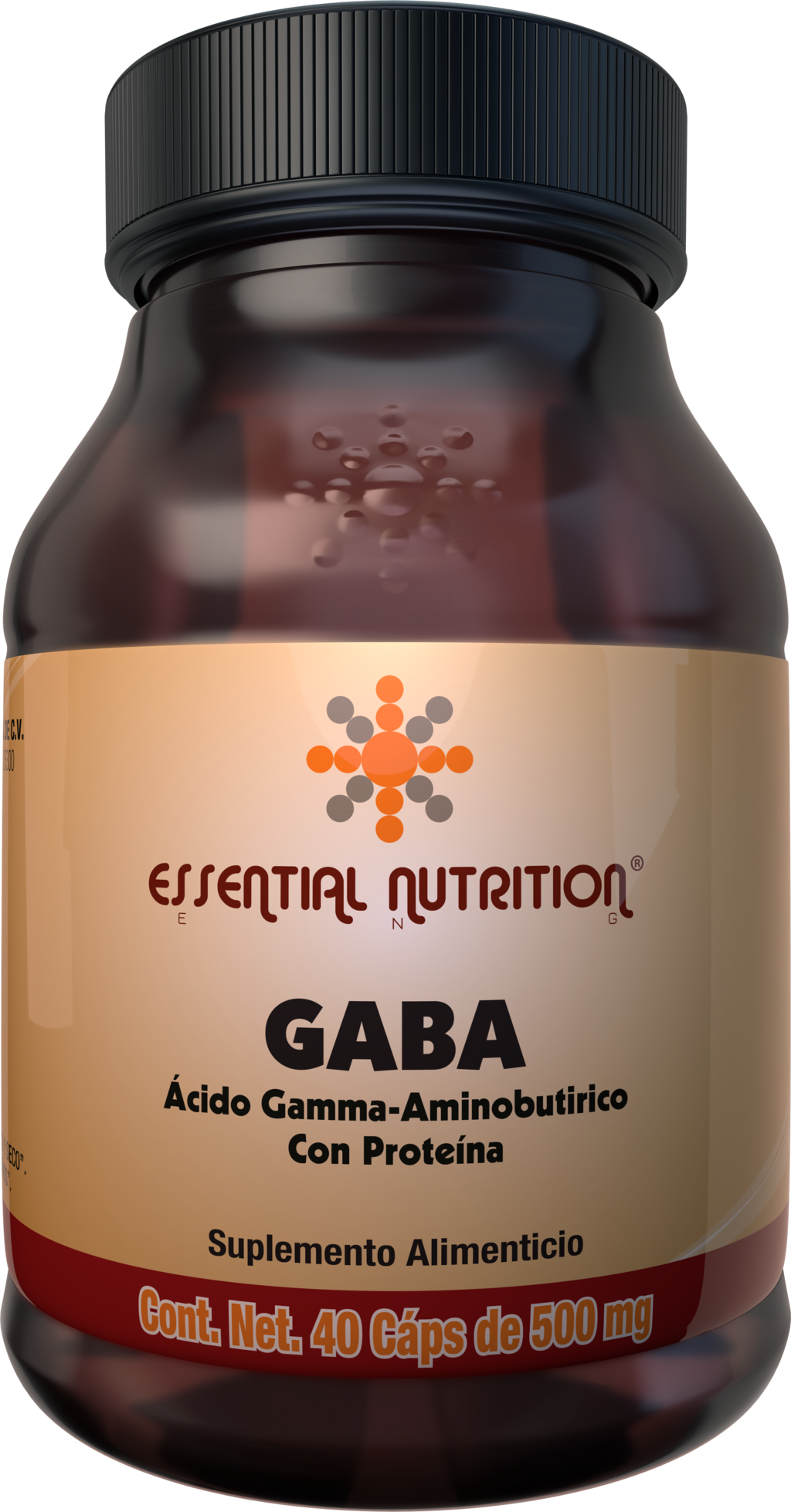 GABA (Ácido Gamma-Aminobutírico) 40 Cápsulas de 500 mg
