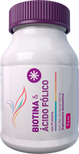 Cargar imagen en el visor de la galería, Biotina &amp; Ácido Fólico 45 cápsulas de 500 mg
