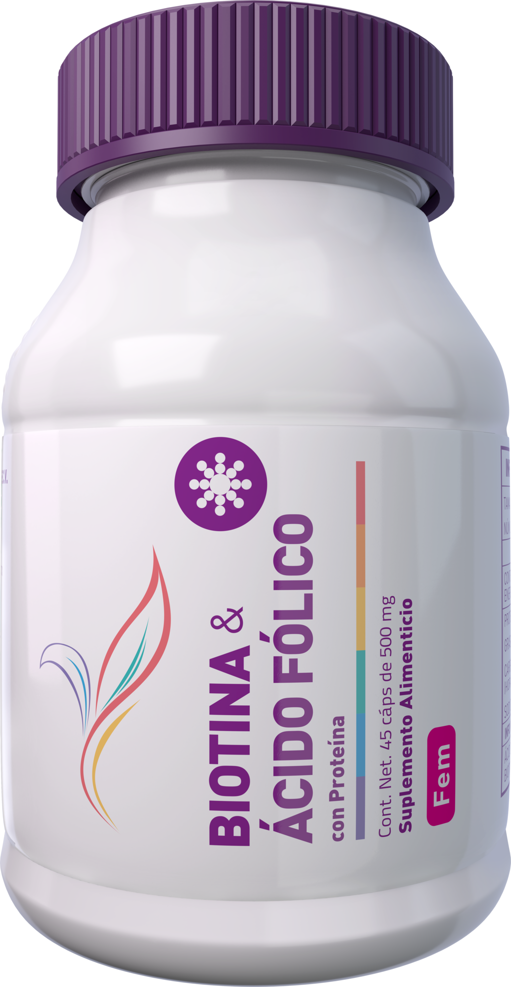 Biotina & Ácido Fólico 45 cápsulas de 500 mg
