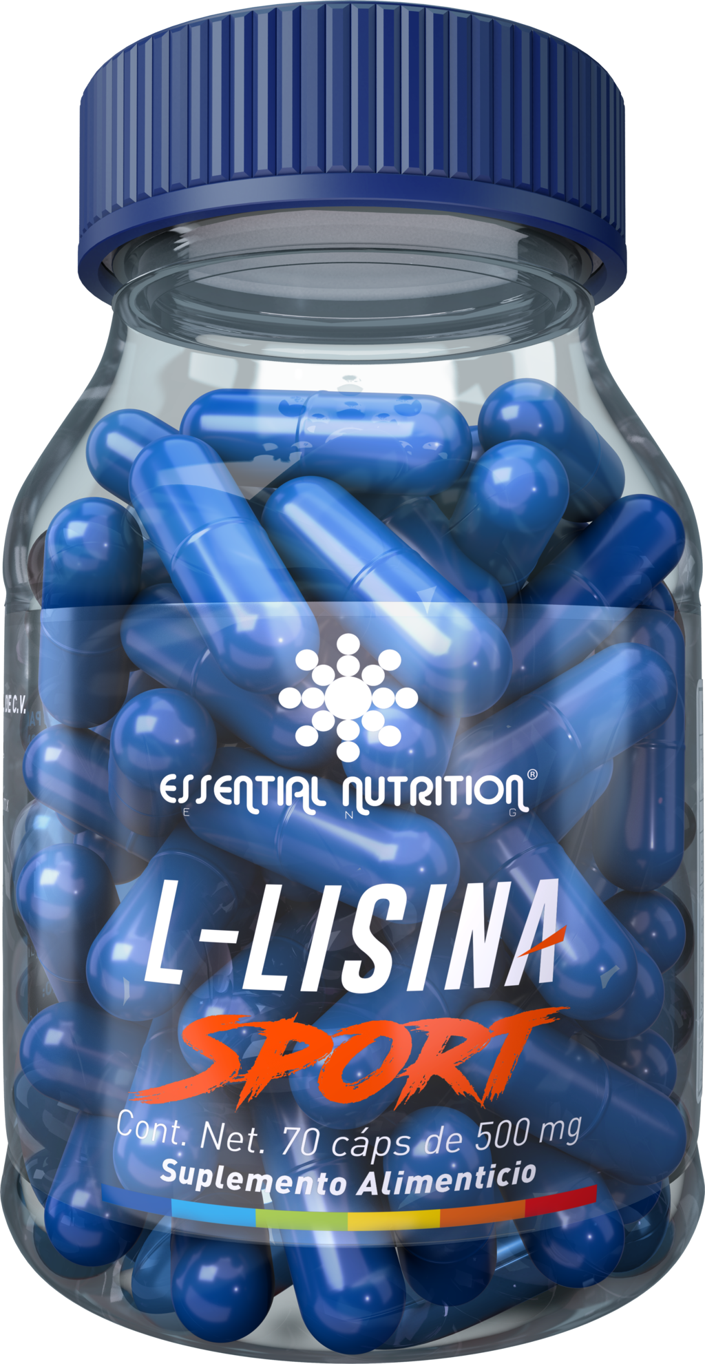 L-Lisina Sport 70 cápsulas de 500 mg