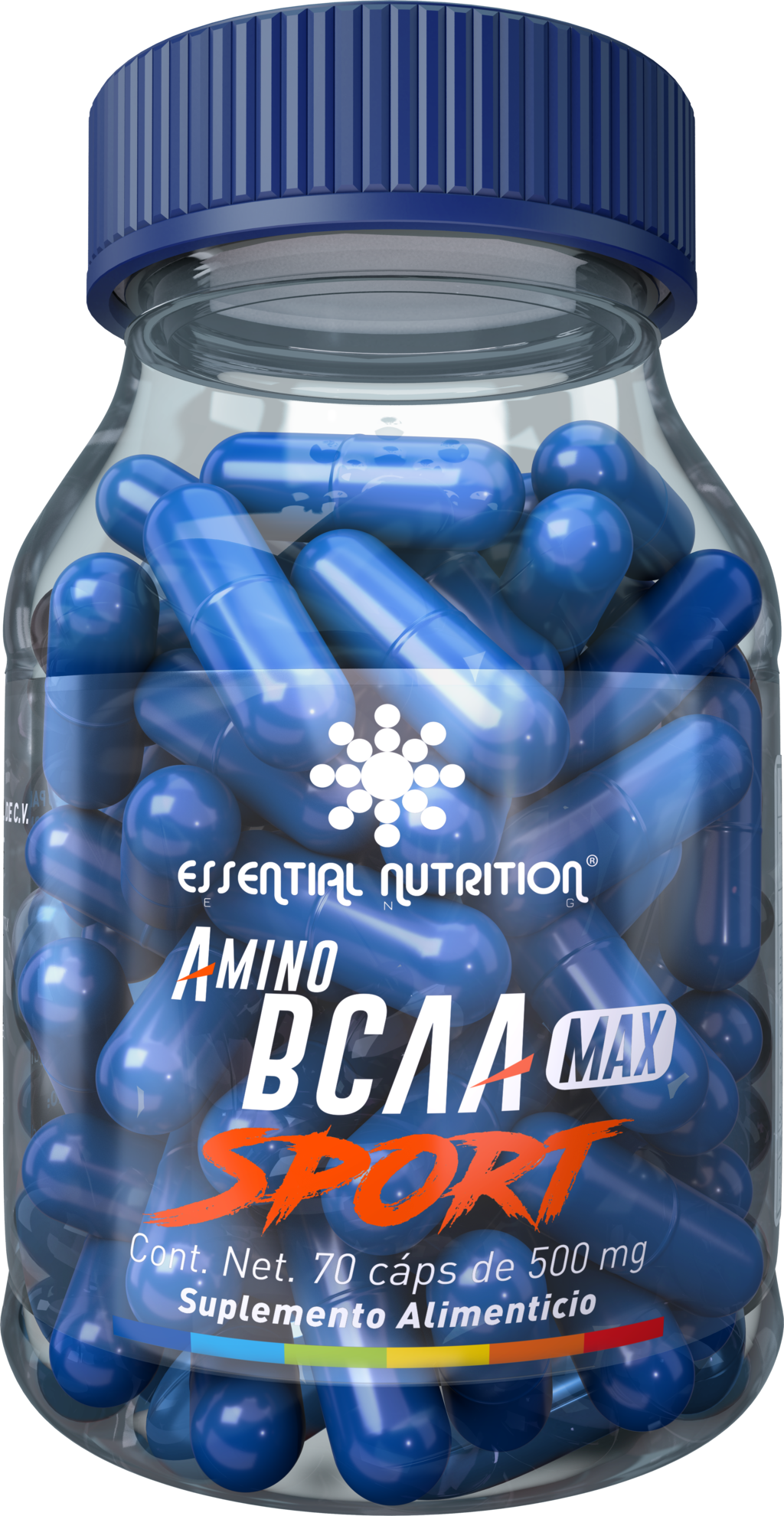 Amino BCAA Max Sport 70 cápsulas de 500 mg
