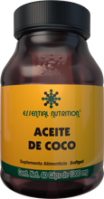 Cargar imagen en el visor de la galería, Aceite de Coco 40 Cápsulas de 1000 mg
