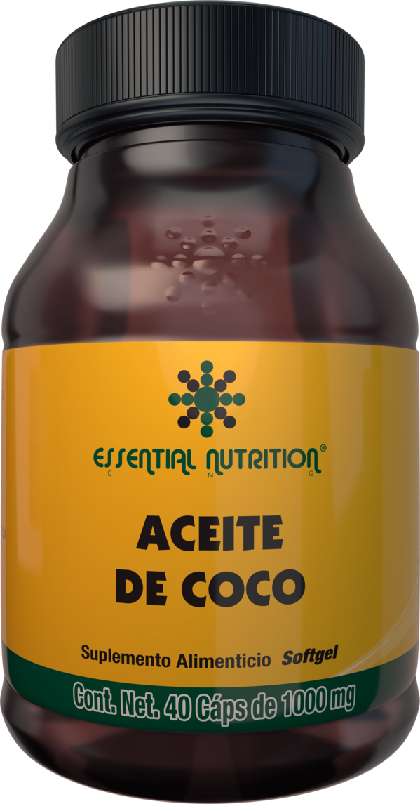 Aceite de Coco 40 Cápsulas de 1000 mg