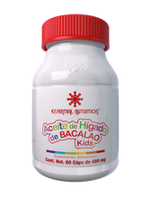 Cargar imagen en el visor de la galería, Aceite de Hígado de Bacalao para Niños 60 cápsulas 450 mg
