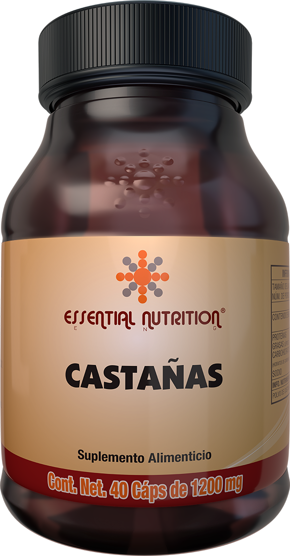 Castañas 40 cápsulas de 1200 mg