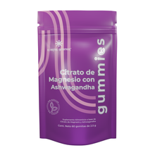 Cargar imagen en el visor de la galería, Gomitas de Citrato de Magnesio con Ashwagandha 60 PZS DE 2.5 G C/U

