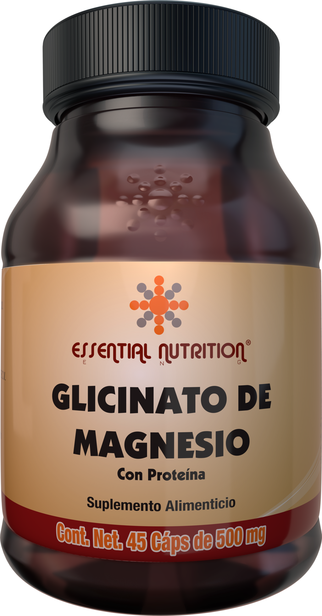 Glicinato de Magnesio 45 cápsulas de 500 mg