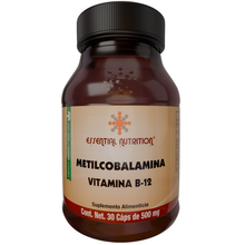 Cargar imagen en el visor de la galería, Metilcobalamina Vitamina B-12 Cápsulas
