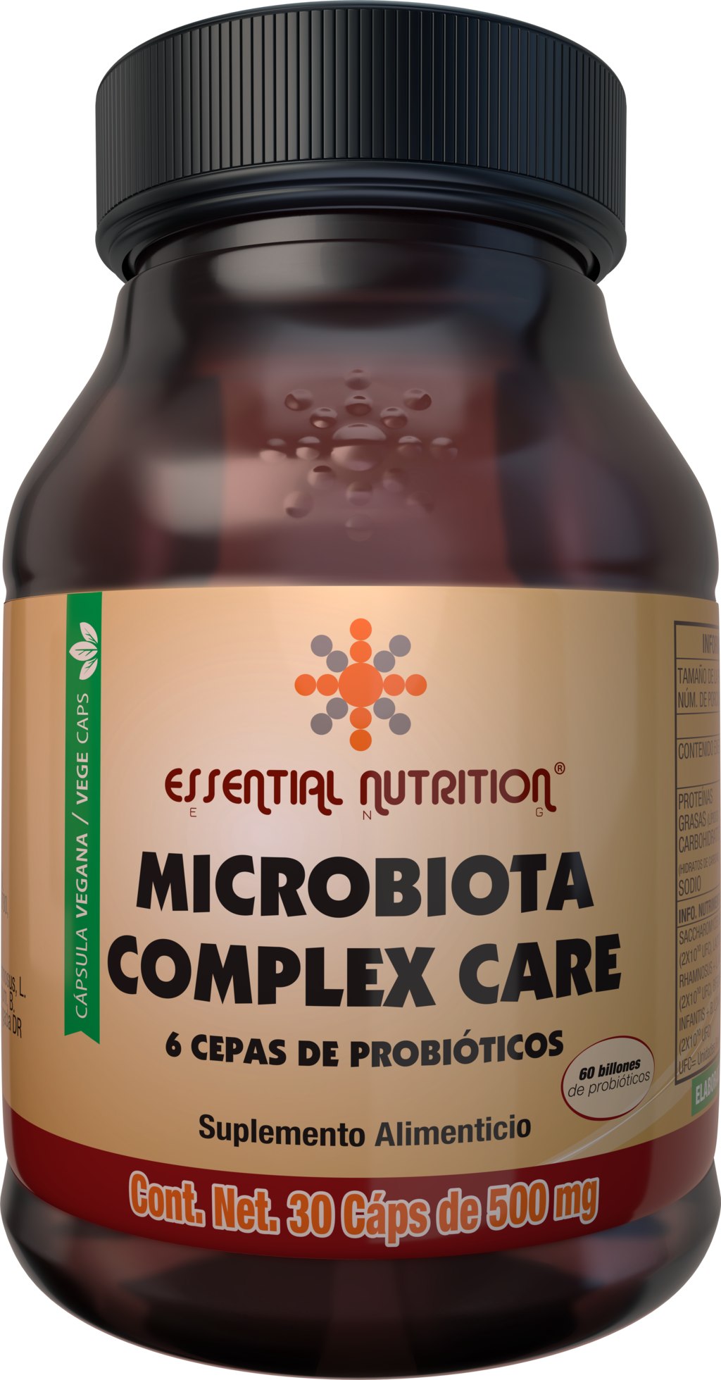Microbiota Complex Care 30 Cápsulas Veganas 500 mg Liberación Prol. Bifidobacterias Multicepas