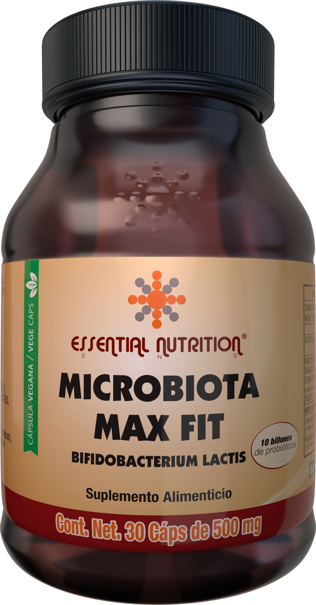 Microbiota Max Fit 30 Cápsulas de 500 mg Liberación Prol. Bifidobacterias Lactis