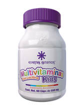 Cargar imagen en el visor de la galería, Multivitaminas para Niños 60 Cápsulas 650 mg
