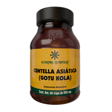 Cargar imagen en el visor de la galería, Gotu Kola (Centella Asiatica) 60 Cápsulas de 500 mg
