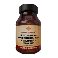 Cargar imagen en el visor de la galería, Human Flex (Glucosamina, Condroitina, MSM y Vitamina C) 60 Cápsulas de 500 mg
