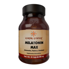 Cargar imagen en el visor de la galería, Melatonin Max 50 Cápsulas de 500 mg
