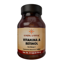 Cargar imagen en el visor de la galería, Vitamina A Retinol 30 Cápsulas de 100 mg
