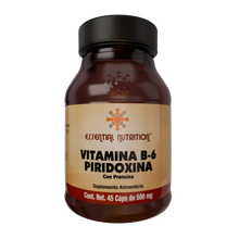 Cargar imagen en el visor de la galería, Vitamina B-6 Piridoxina 45 Cápsulas.
