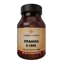 Cargar imagen en el visor de la galería, Vitamina E-1000 40 Cápsulas de 1000 mg
