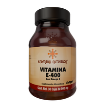 Cargar imagen en el visor de la galería, Vitamina E-400 30 Cápsulas de 500 mg
