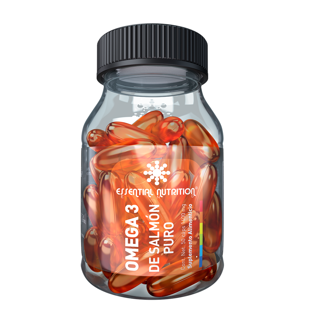 Omega 3 de Salmón Puro 50 Cápsulas de 1400 mg