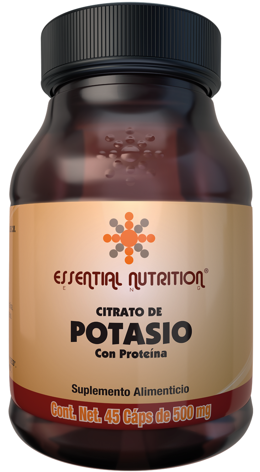 Citrato de Potasio, 45 Cápsulas de 500 mg.