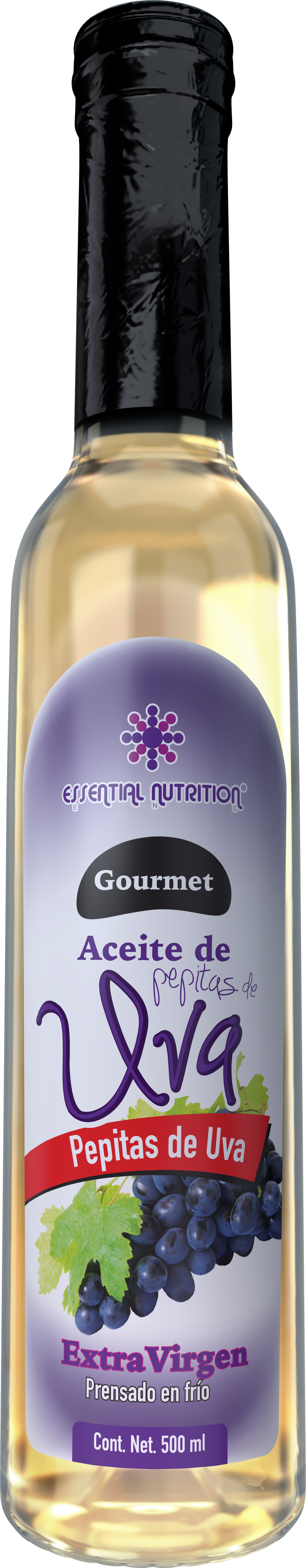 Aceite de Pepita de Uva Extra Virgen, 500 ml