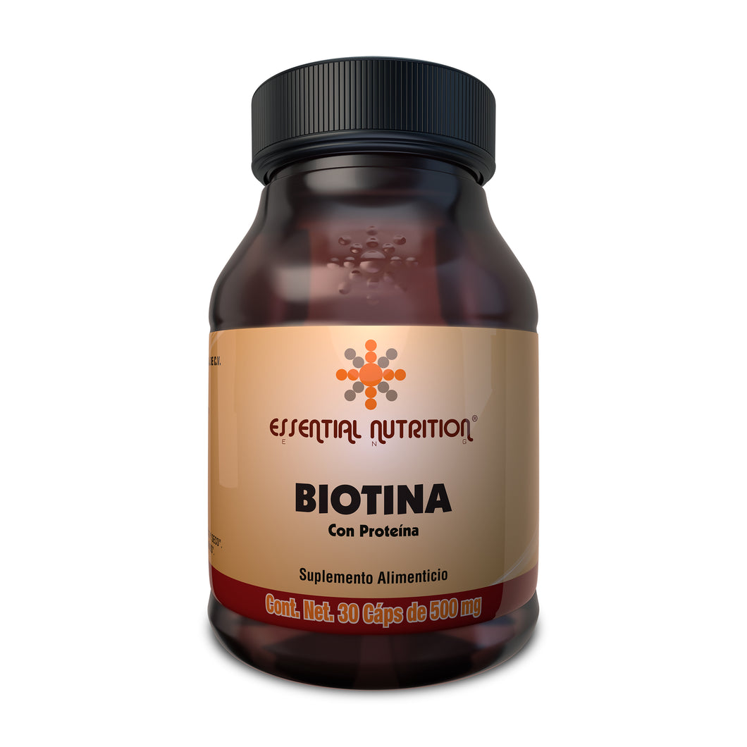 Biotina 30 Cápsulas de 500 mg
