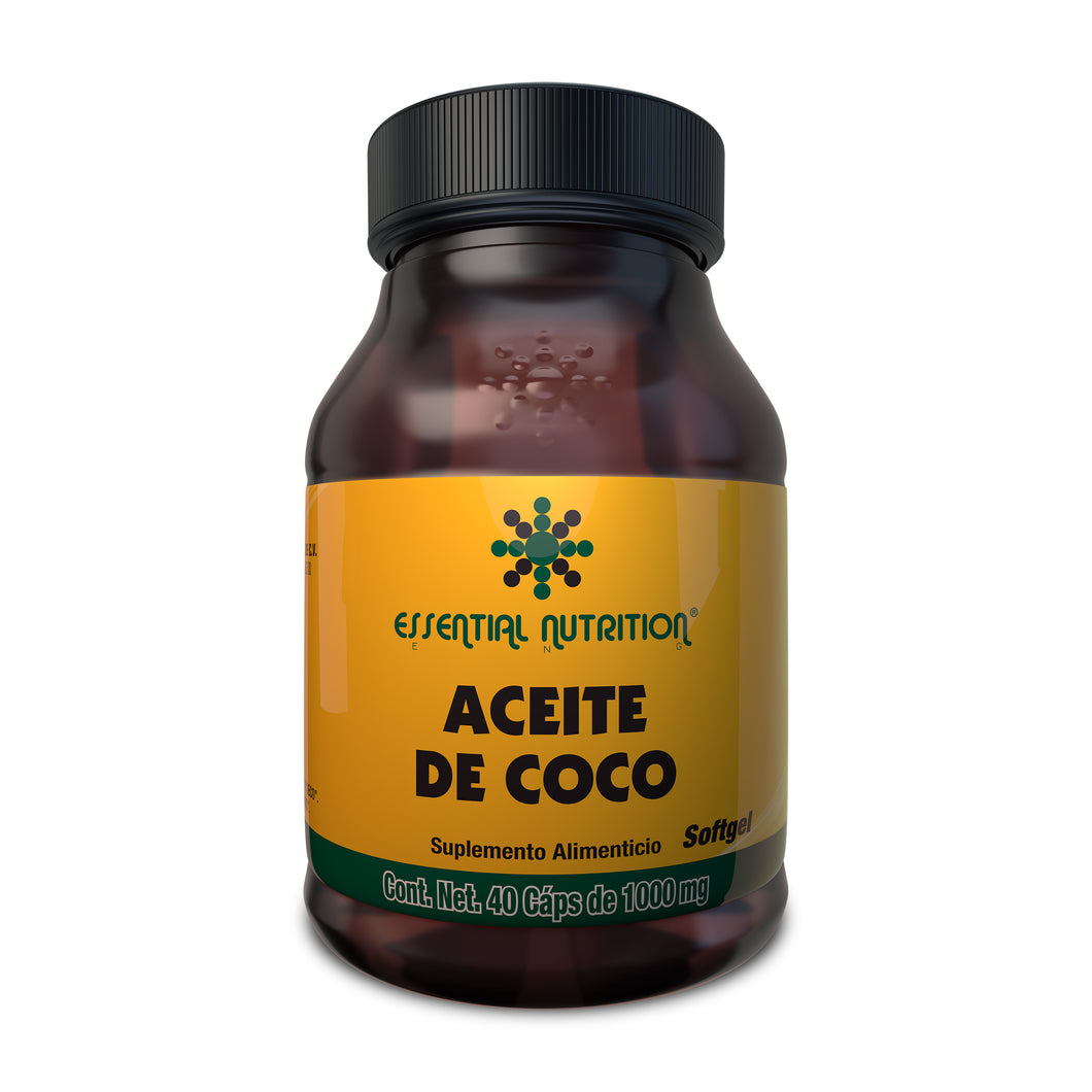 Aceite de Coco 40 Cápsulas de 1000 mg