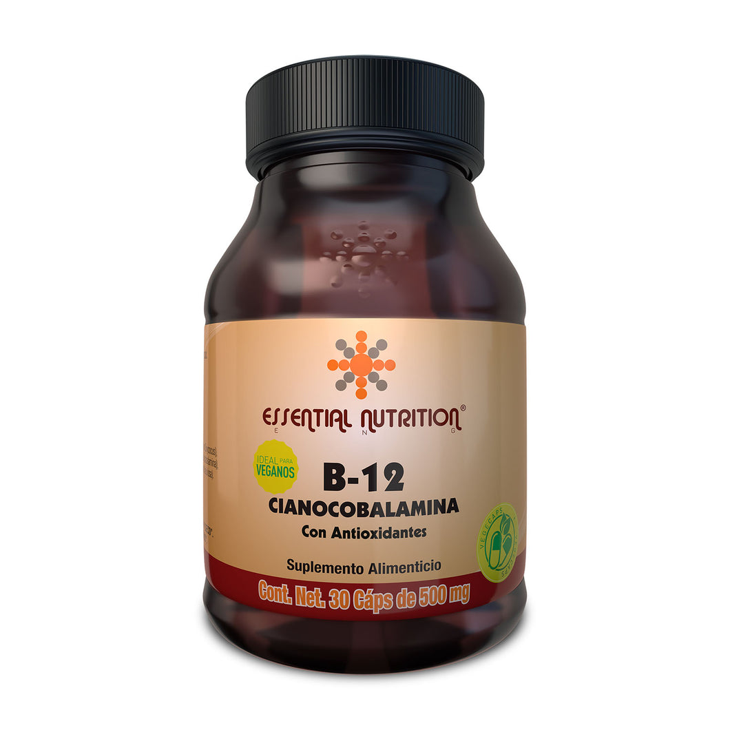 Vitamina B-12 Vegana 30 Cápsulas de 500 mg