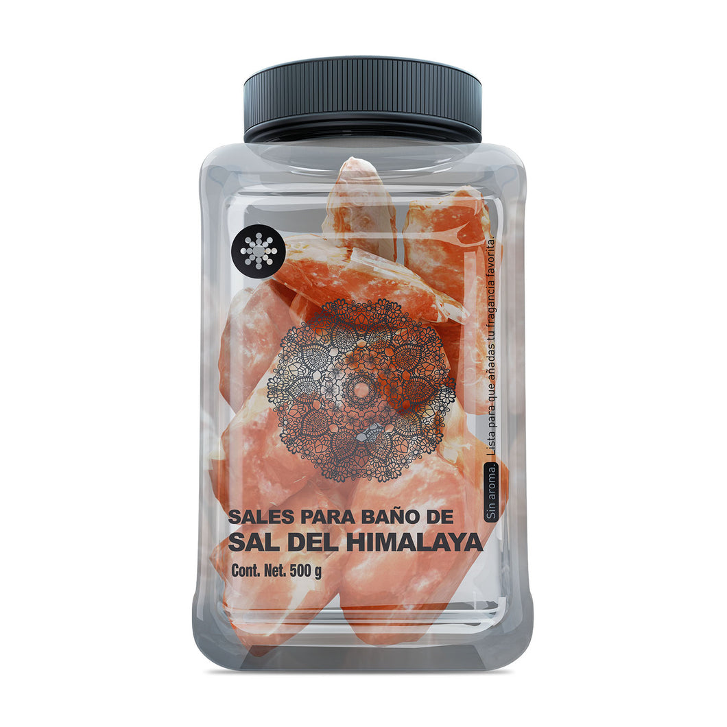 Sal del Himalaya en Cuarzos para Baño 600 gr.