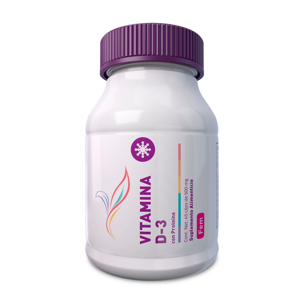 Vitamina D3 45 cápsulas de 500 mg