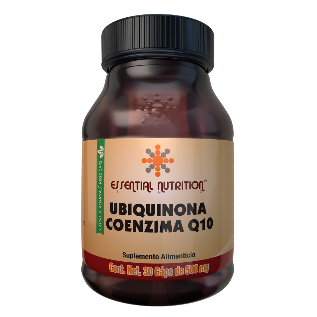 Ubiquinona Coenzima Q10 Cápsulas de 500 Mg