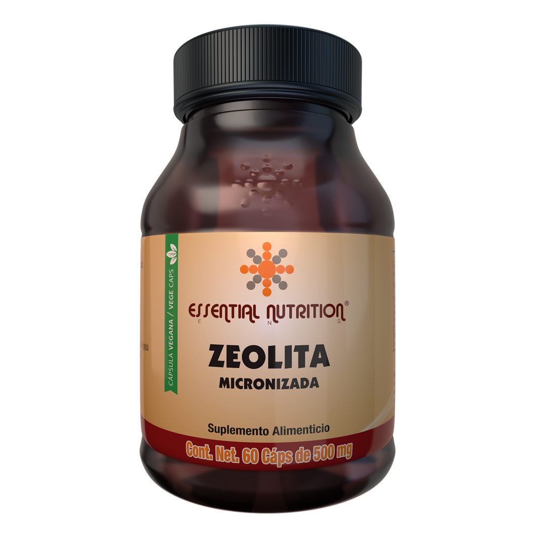Zeolita Micronizada 60 CAPS. Veganas de 500 MG